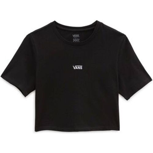T-Shirts & Poloshirts VN0A54QUBLK1 WM FLYING V CROP-BLACK - Vans - Modalova