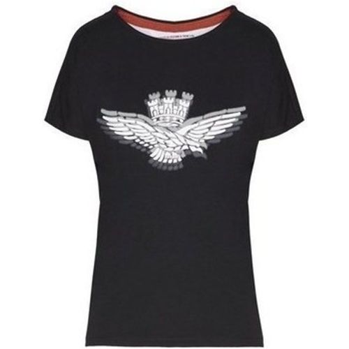 T-Shirt Tshirt Damski Blu Navy - aeronautica militare - Modalova