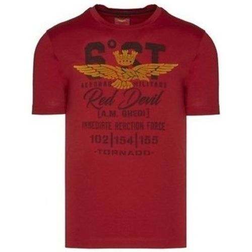 T-Shirt Tshirt Męski Czerwony - aeronautica militare - Modalova