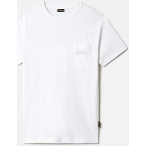 T-Shirts & Poloshirts S-MORGEX NP0A4GBP0021-BRIGHT WHITE - Napapijri - Modalova