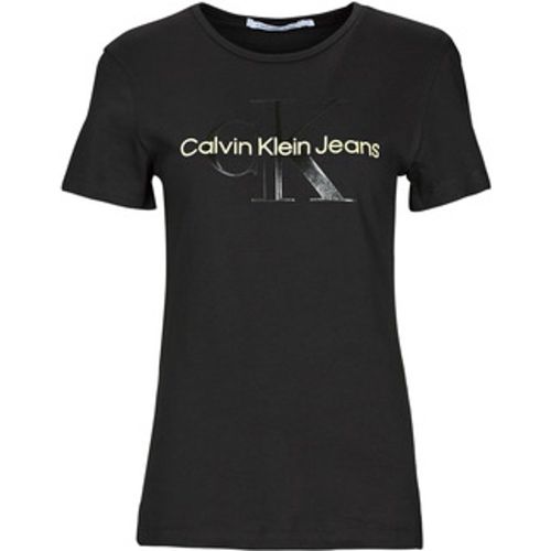 T-Shirt GLOSSY MONOGRAM SLIM TEE - Calvin Klein Jeans - Modalova