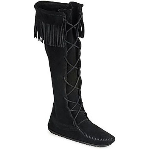 Damenstiefel FRONT LACE HARDSOLE KNEE HI BOOT - minnetonka - Modalova