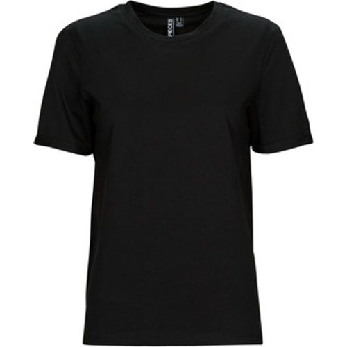 T-Shirt PCRIA SS FOLD UP SOLID TEE - Pieces - Modalova