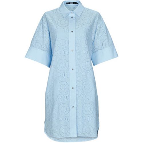 Kurze Kleider BRODERIE ANGLAISE SHIRTDRESS - Karl Lagerfeld - Modalova