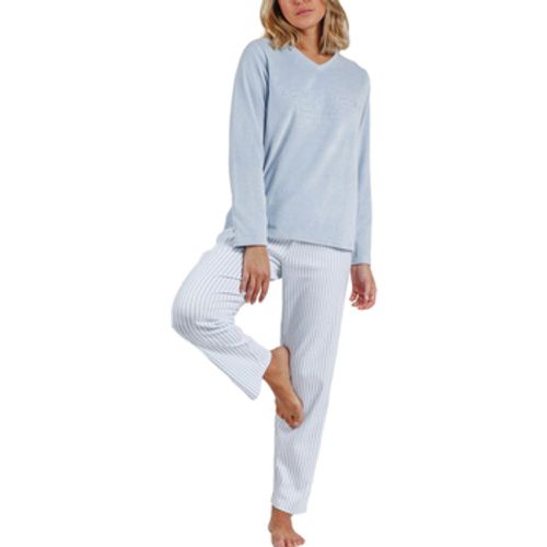 Pyjamas/ Nachthemden Pyjama Hausanzug Hose Top Langarm Comfort Home - Admas - Modalova