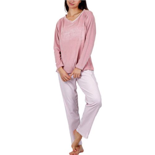 Pyjamas/ Nachthemden Pyjama Hausanzug Hose Top Langarm Comfort Home - Admas - Modalova
