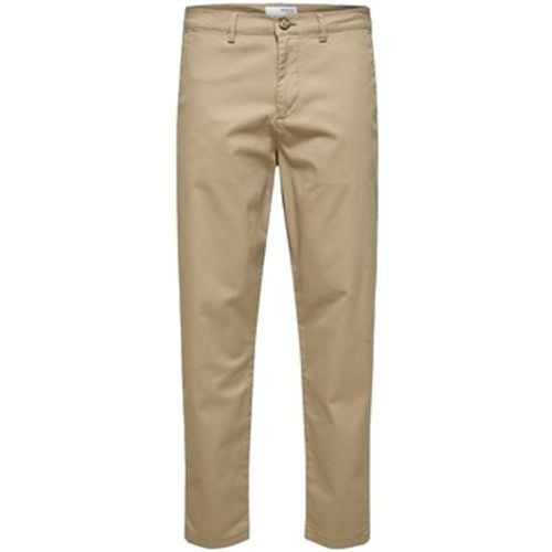 Hosen Noos Slim Tape New Miles Pants - Greige - Selected - Modalova