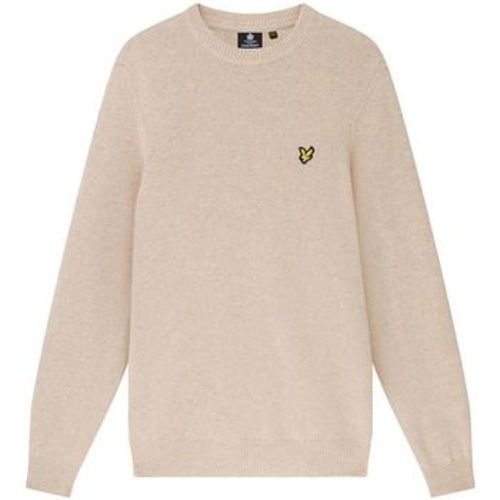 Pullover KN921VF CREW NECK LAMBSWOOL-W823 TAUPE MARL - Lyle & Scott - Modalova