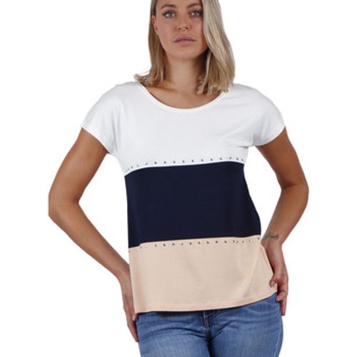 Blusen T-Shirt mit kurzen Ärmeln Tricolor - Admas - Modalova