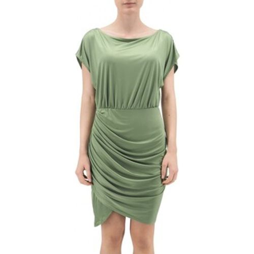 Maxikleider Kurzes flieendes Jersey-Kleid mit Kimono- und Flaggenrm - GaËlle Paris - Modalova