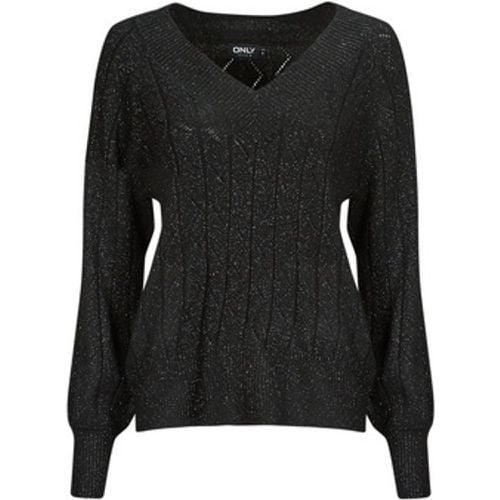 Pullover ONLLUCIA LS GLITTER V-NECK KNT - Only - Modalova