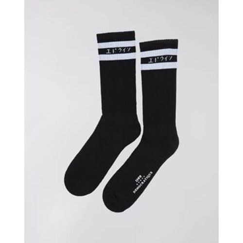 Socken I025455 DEMOCRATIQUE-89 00 BLACK - Edwin - Modalova