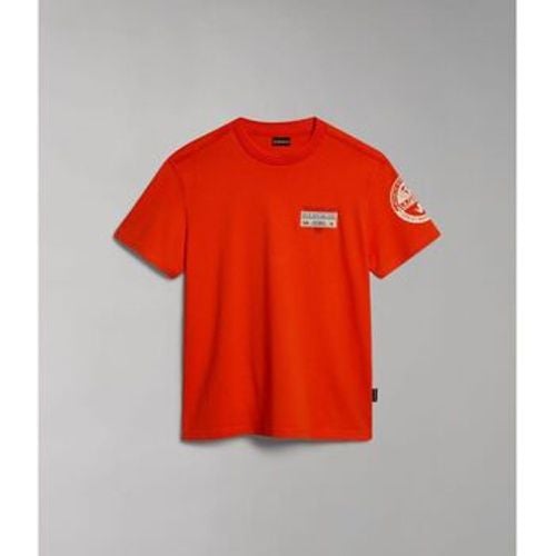 T-Shirts & Poloshirts S-AMUNDSEN NP0A4H6B-R05 CHERRY RED - Napapijri - Modalova