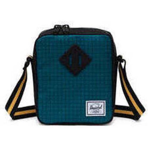 Umhängetasche Heritage Crossbody Harbour Blue Grid/Black/Amber Yellow - Herschel - Modalova