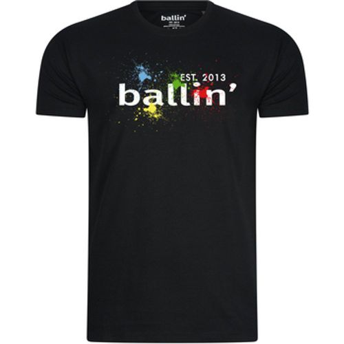 T-Shirt Paint Splatter Tee - Ballin Est. 2013 - Modalova