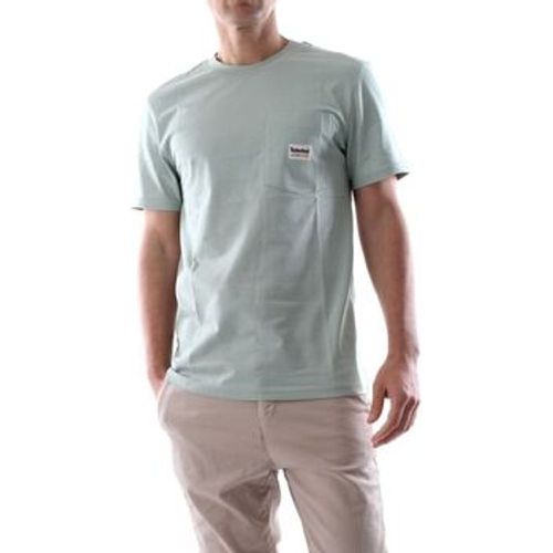 T-Shirts & Poloshirts TB0A66DS ROCK POCKET-Q43 FROSTY GREEN - Timberland - Modalova