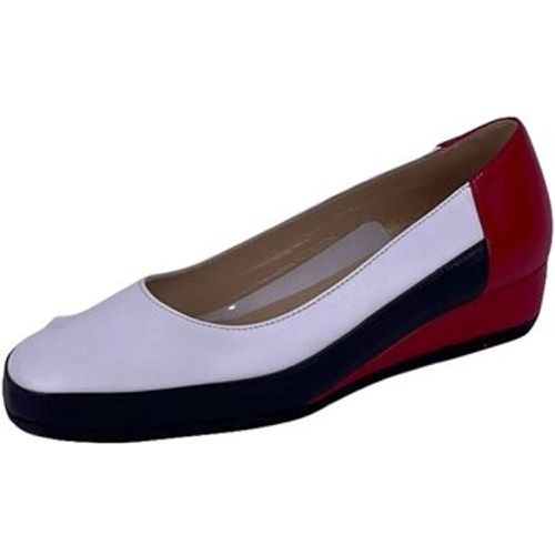 Ballerinas Nappa Rosso Blu 6060 - Bagnoli Sartoria Napoli - Modalova