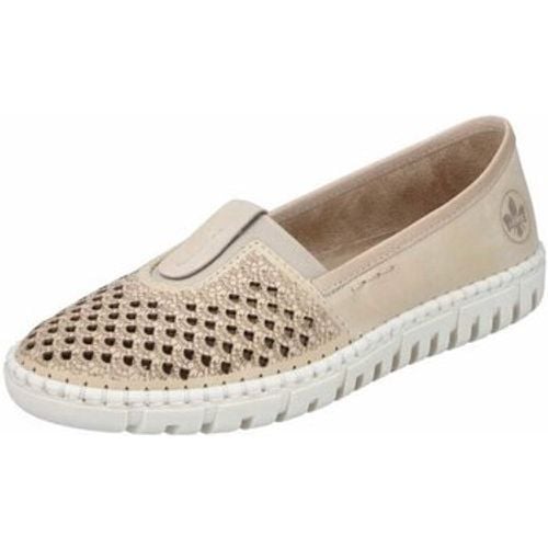 Damenschuhe Slipper ,sand/perle M2361-60 - Rieker - Modalova