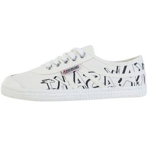 Sneaker Graffiti Canvas Shoe K202416-ES 1002 White - Kawasaki - Modalova