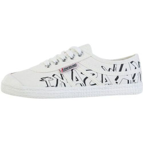 Sneaker Graffiti Canvas Shoe 1002 White - Kawasaki - Modalova