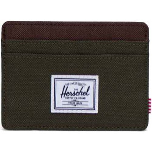 Geldbeutel Charlie Cardholder Ivy Green/Chicory Coffee - Herschel - Modalova