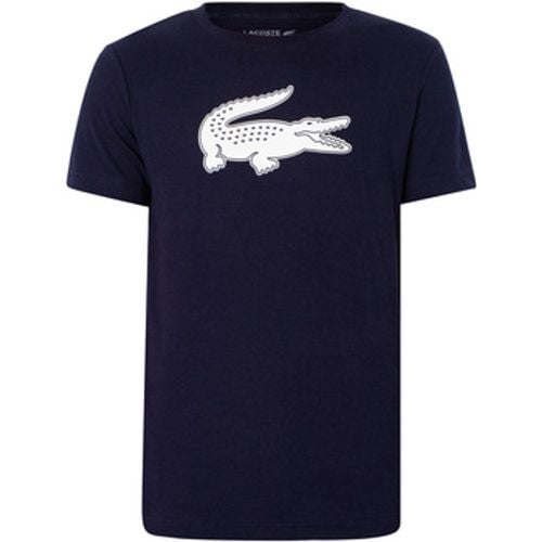 T-Shirt Sportliches T-Shirt mit Krokodil-Print und 3D-Print - Lacoste - Modalova