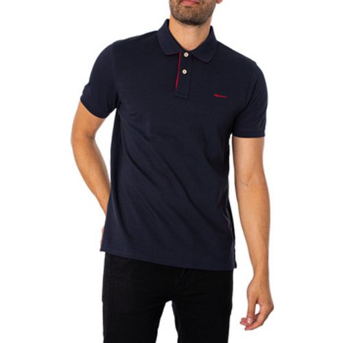 Poloshirt Normales, kontrastierendes Piqué-Poloshirt - Gant - Modalova