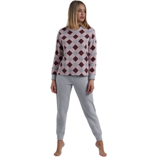 Pyjamas/ Nachthemden Pyjama Hausanzug Hose und Oberteil langarm Harlequin - Admas - Modalova