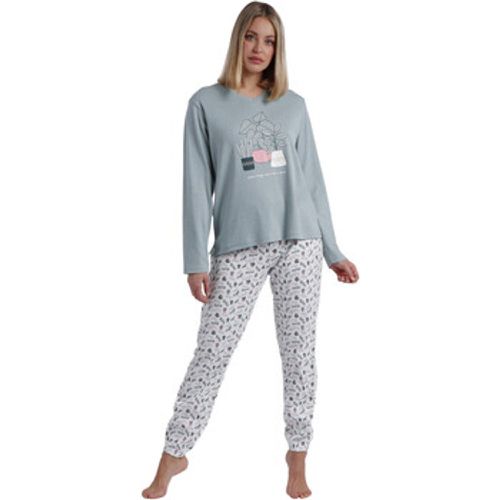 Pyjamas/ Nachthemden Pyjama Hausanzug Hose Top Langarm Time To Grow - Admas - Modalova