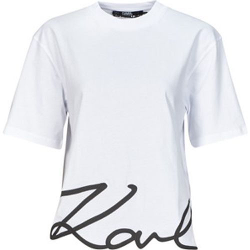 T-Shirt karl signature hem t-shirt - Karl Lagerfeld - Modalova