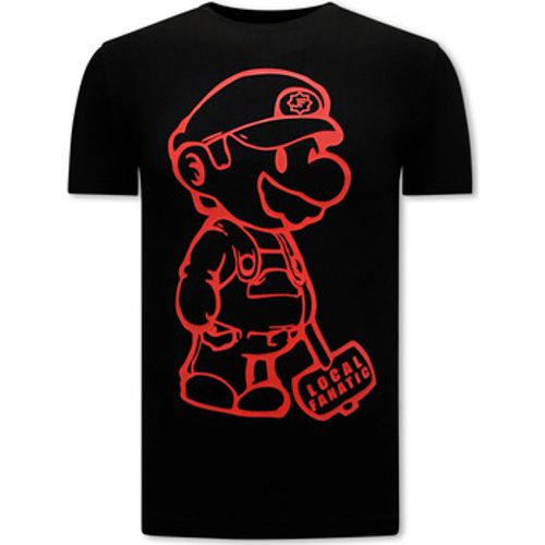 T-Shirt Cartoon Mario - Local Fanatic - Modalova