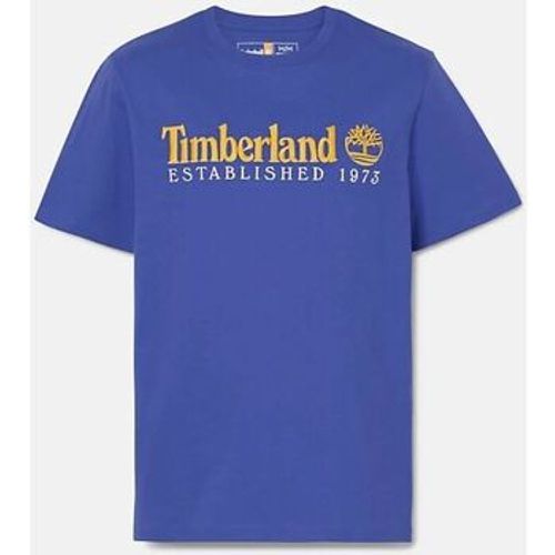 T-Shirts & Poloshirts TB0A6SE1 SS EST. 1973 CREW TEE-ED5 CLEMATIS BLUE - Timberland - Modalova