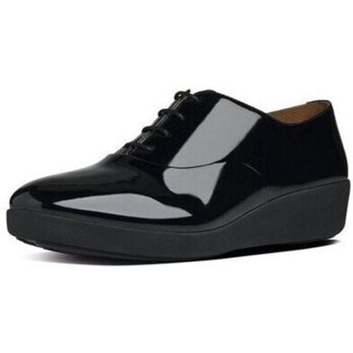 Damenschuhe F-POP TM OXFORD All Black Patent - FitFlop - Modalova