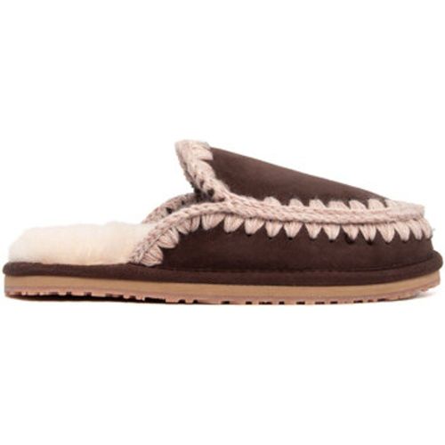 Pantoffeln FW161007A SUEDE SLIPPER FULL ESKIMO STITCH MOCHA - Mou - Modalova