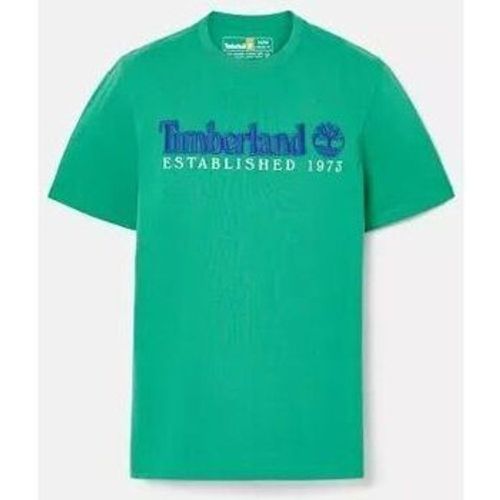 T-Shirts & Poloshirts TB0A6SE1 SS EST. 1973 CREW TEE-ED3 CELTIC GREEN - Timberland - Modalova
