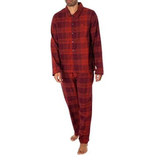 Pyjamas/ Nachthemden Pyjama-Set aus reinem Flanell - Calvin Klein Jeans - Modalova