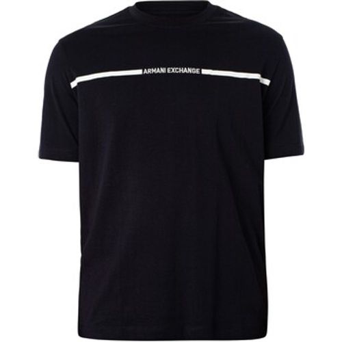 EAX T-Shirt Streifen-Logo-T-Shirt - EAX - Modalova