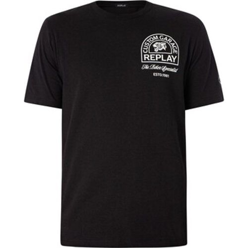 T-Shirt T-Shirt mit grafischem Logo auf der Rückseite - Replay - Modalova