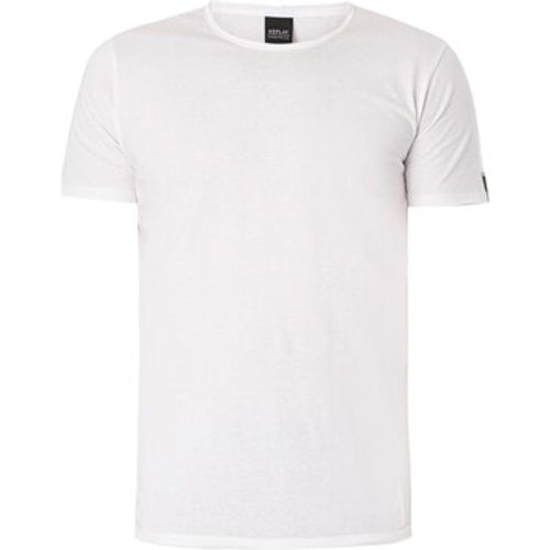 T-Shirt Logo-T-Shirt mit Boxärmeln - Replay - Modalova