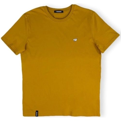 T-Shirts & Poloshirts T-Shirt Paper Plane - Mustard - Organic Monkey - Modalova