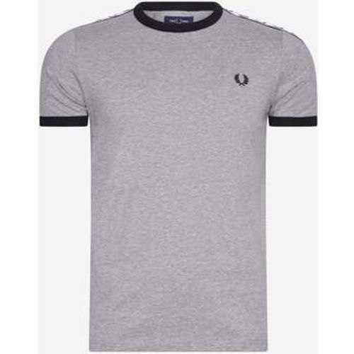 T-Shirts & Poloshirts Taped ringer t-shirt - steel marl - Fred Perry - Modalova