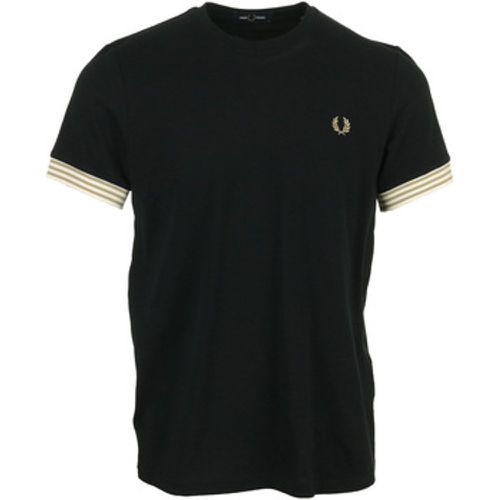 Fred Perry T-Shirt Stripped Cuff - Fred Perry - Modalova