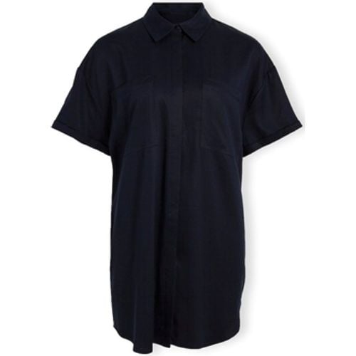 Blusen Harlow 2/4 Oversize Shirt - Sky Captain - Vila - Modalova