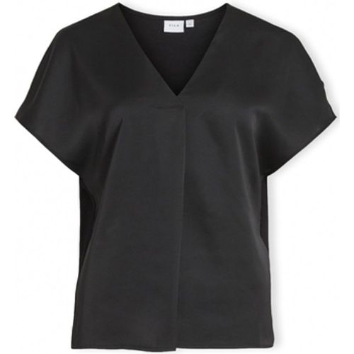 Blusen Noos Top Ellette V - Black - Vila - Modalova