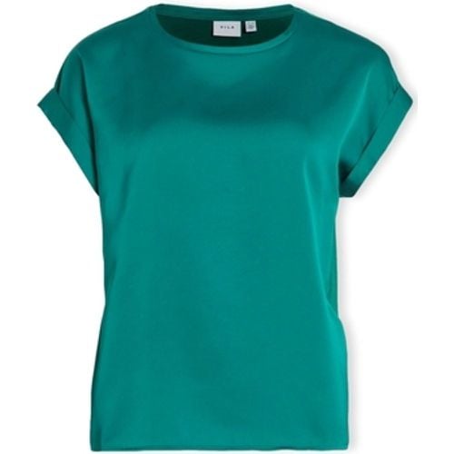 Blusen Noos Top Ellette - Ultramarine Green - Vila - Modalova