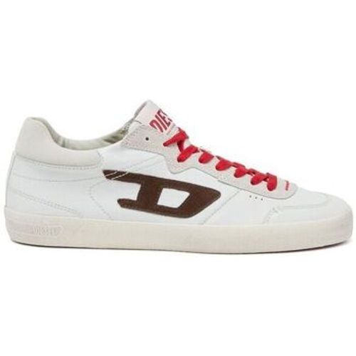 Sneaker Y03336 P2034 - S-LEROJI LOW-HA123 WHITE-BROWN-RED - Diesel - Modalova
