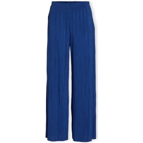 Hosen Noos Trousers Plise - True Blue - Vila - Modalova
