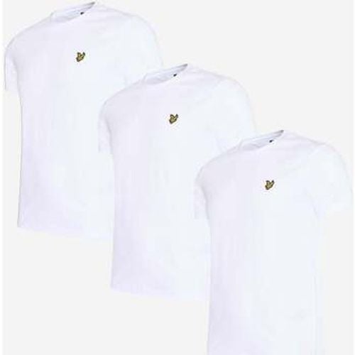 T-Shirts & Poloshirts Plain t-shirt - white 3 pack - Lyle & Scott - Modalova