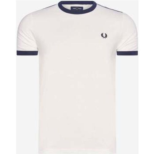 T-Shirts & Poloshirts Geklebtes Ringer-T-Shirt - schneeweiß - Fred Perry - Modalova