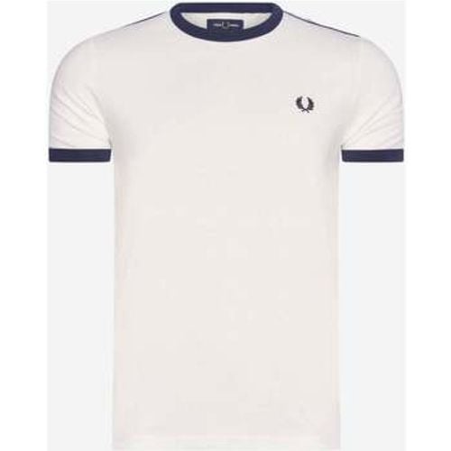 T-Shirts & Poloshirts Taped ringer t-shirt - snow white - Fred Perry - Modalova